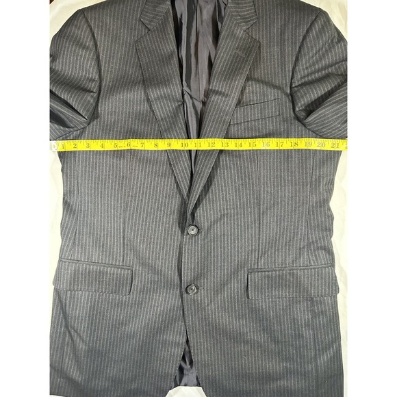 Brooks Brothers 1818 Men's Golden Fleece Madison Charcoal Pin Stripe Blazer 41R - Picture 9 of 14